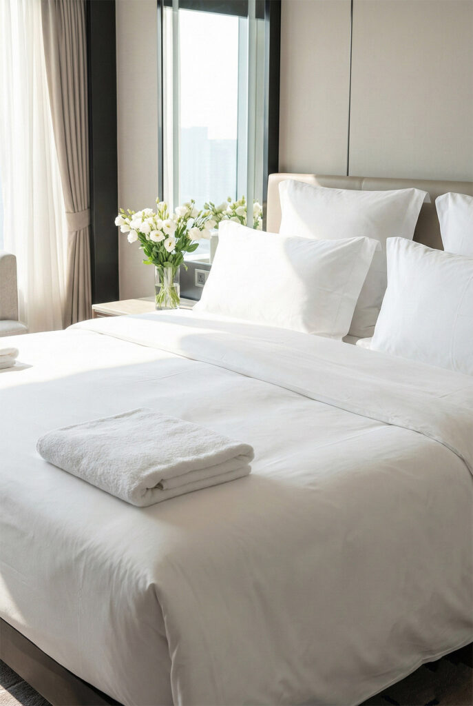 B2B Service Wäscherei Hotelbettwäsche